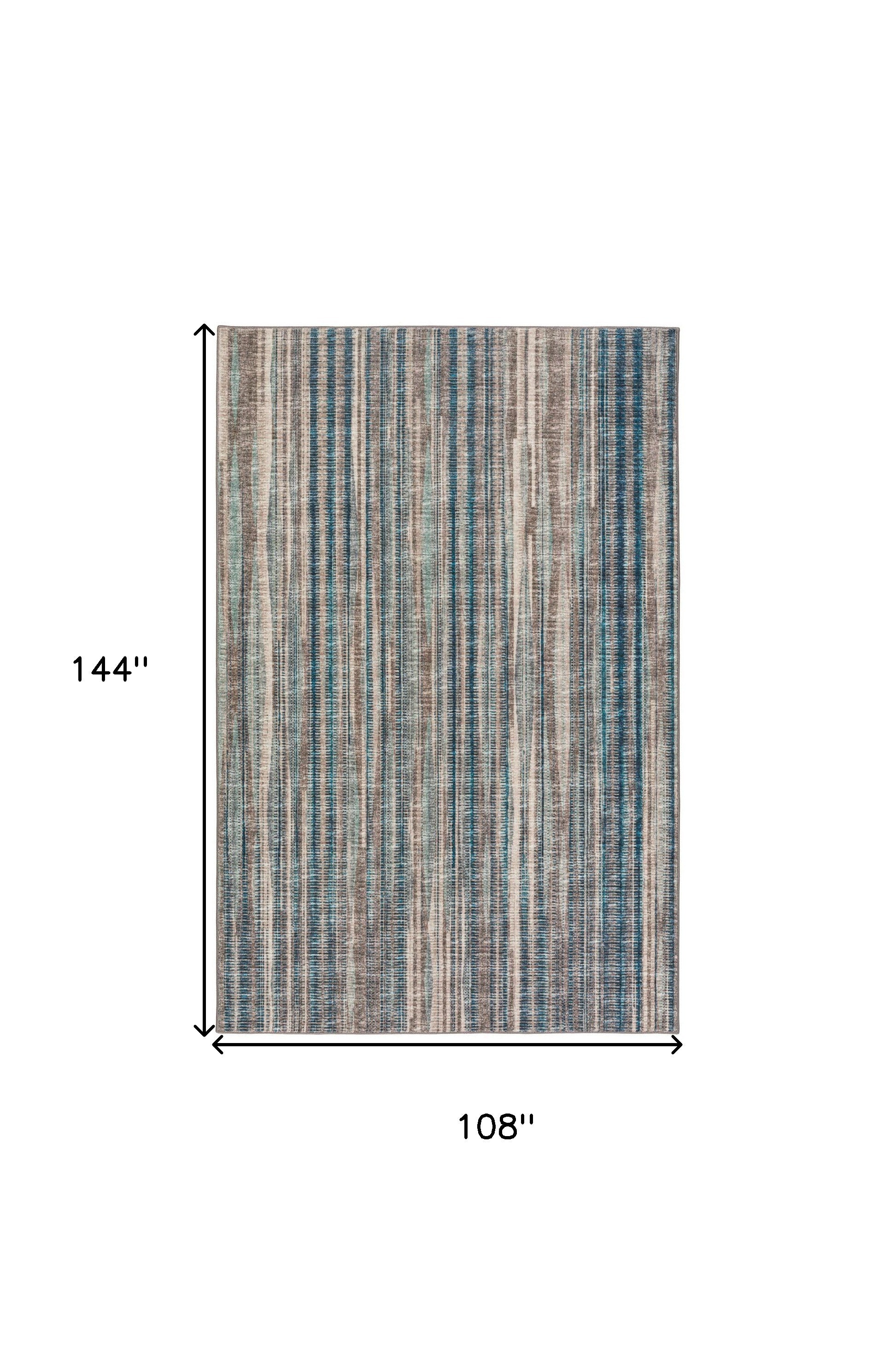 Exquisite Handmade Brown Ombre Tufted Area Rug - 9 Foot by 12 Foot Rectangle for Luxurious Home Decor