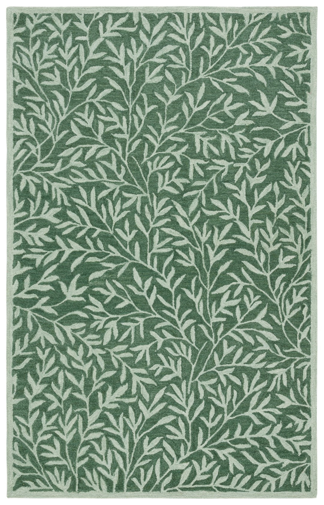 Jardin Handmade Tufted Wool and Cotton Floral Decorative Area Rug for Cozy and Elegant Country - Style Spaces