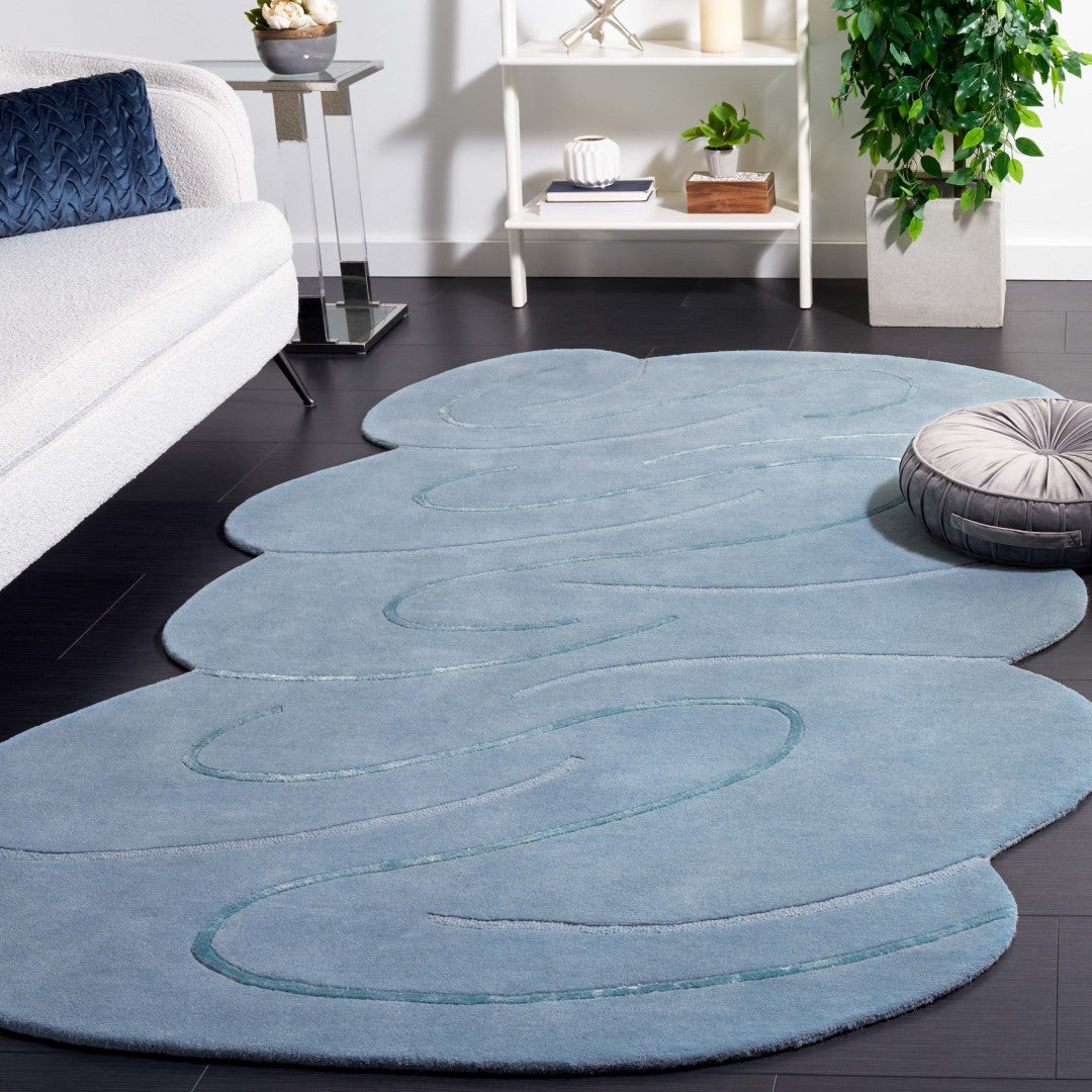 Exquisite Novelty Hand-Tufted Geometric Pattern Wool Rug for a Luxurious and Stylish Home Decor with Soft and Comfortable Texture