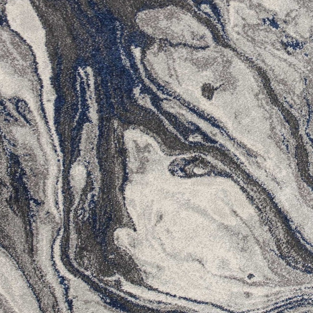 Enchanting Grey Watercolor Machine - Woven Area Rug for Modern Home Decor