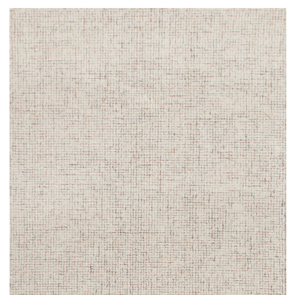 Handmade Blue and Ivory Wool Area Rug - Cozy, Stylish for Neutral Home Decor