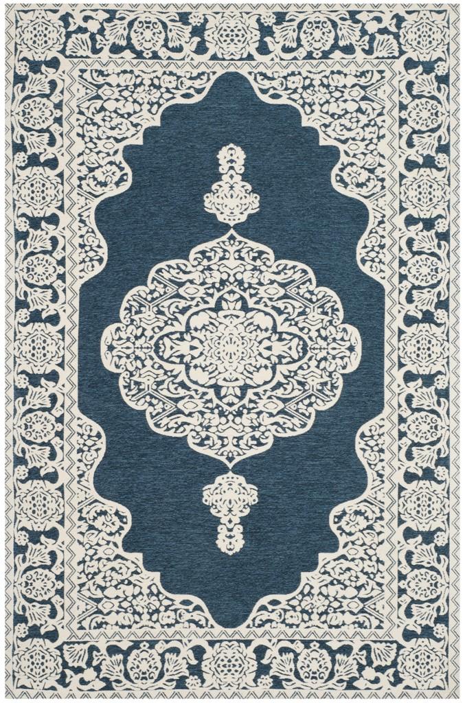 Marbella Area Rug - Contemporary Style, Hand - Woven with Luxurious Polyester and Cotton Blend, 10mm Pile Height