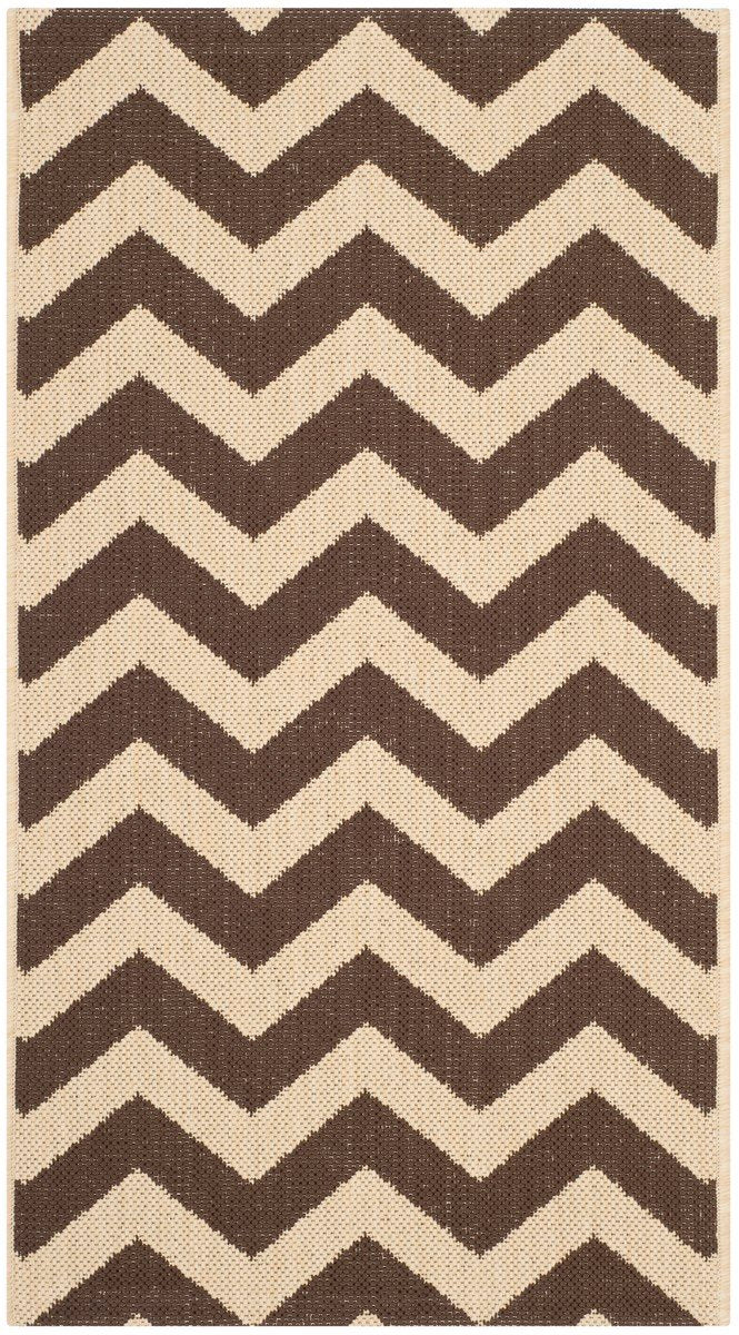 Stylish Weatherproof Outdoor Rug with Striking Chevron Design for Patios