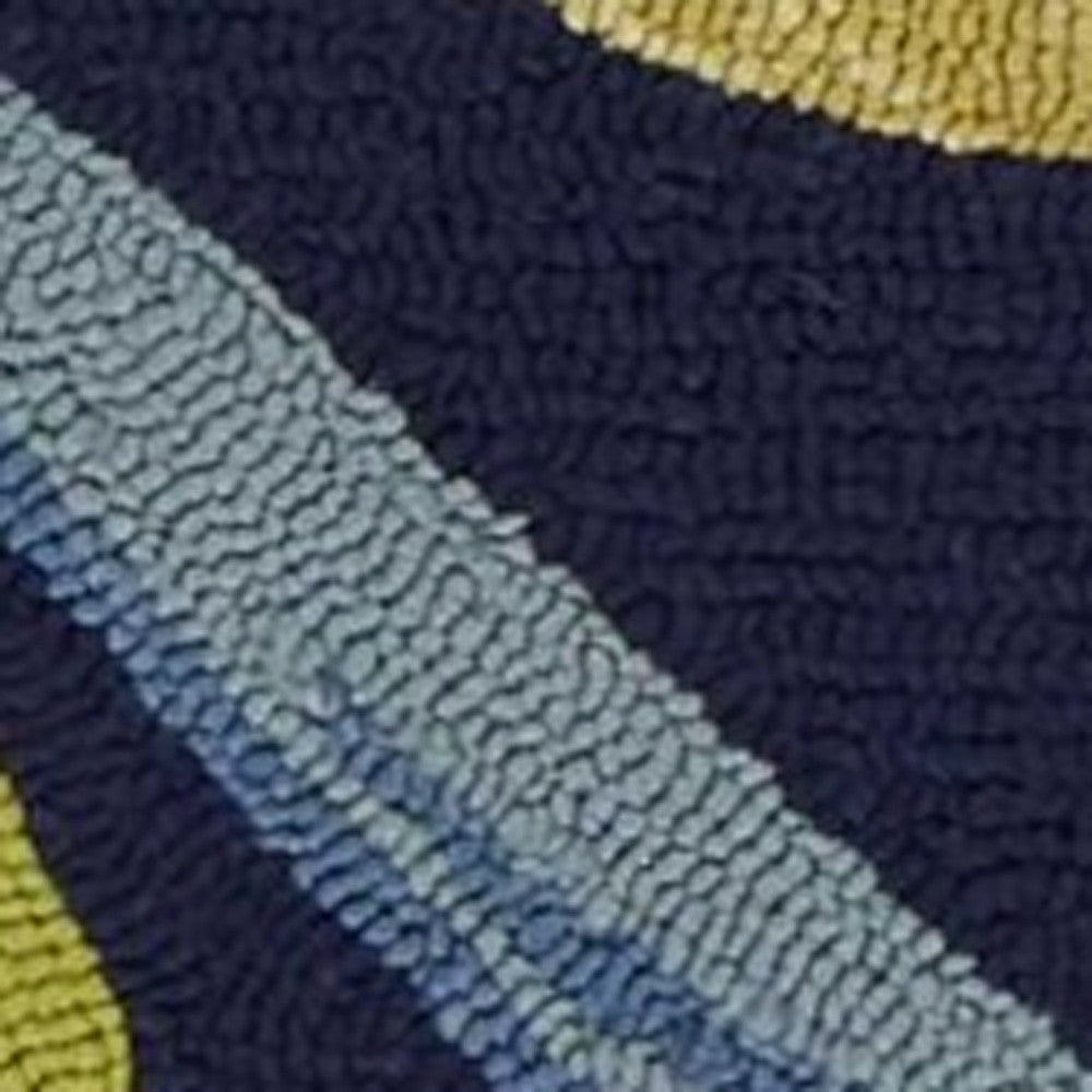 Exquisite Handmade 8' x 10' Floral Outdoor Rug for Indoor/Outdoor Use