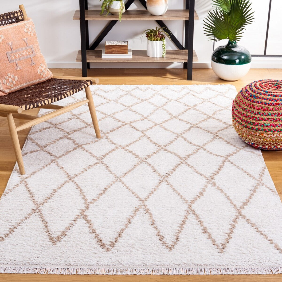 Augustine Eco-Friendly Power Loomed Rug - Luxurious Blend of Recycled Cotton & Polyester