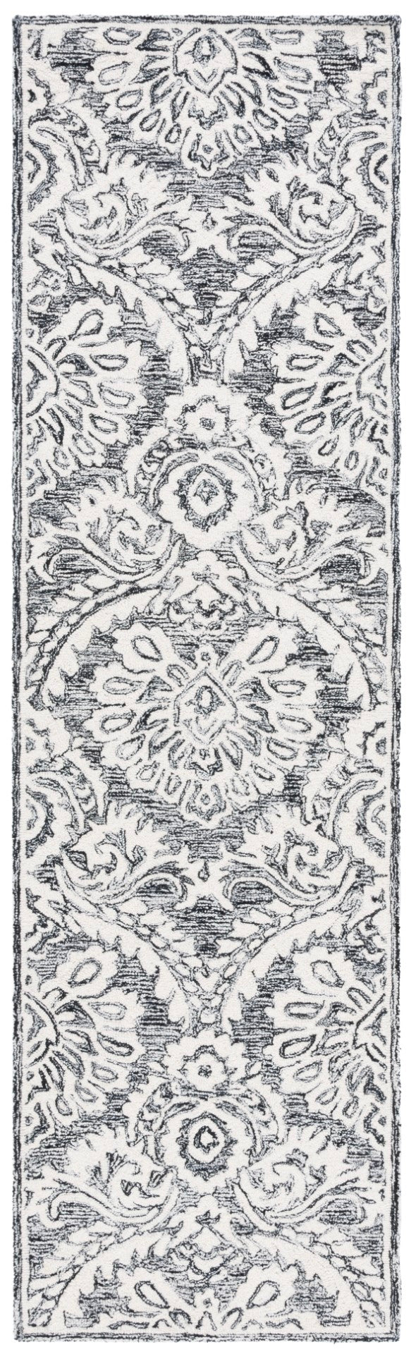 Exquisite Hand-Tufted Wool and Cotton Floral Rug - Adding a Touch of Countryside Allure to Your Cozy Living Spaces and Interior Decor