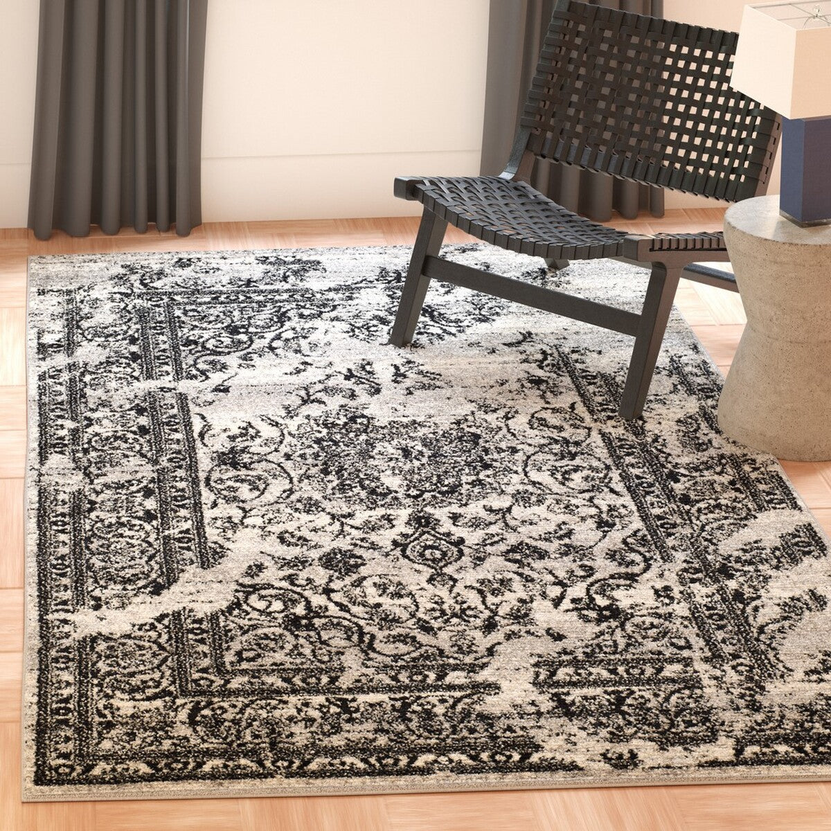 Stylish Adirondack Power - Loomed Area Rug with Premium Jute Blend for Home Comfort