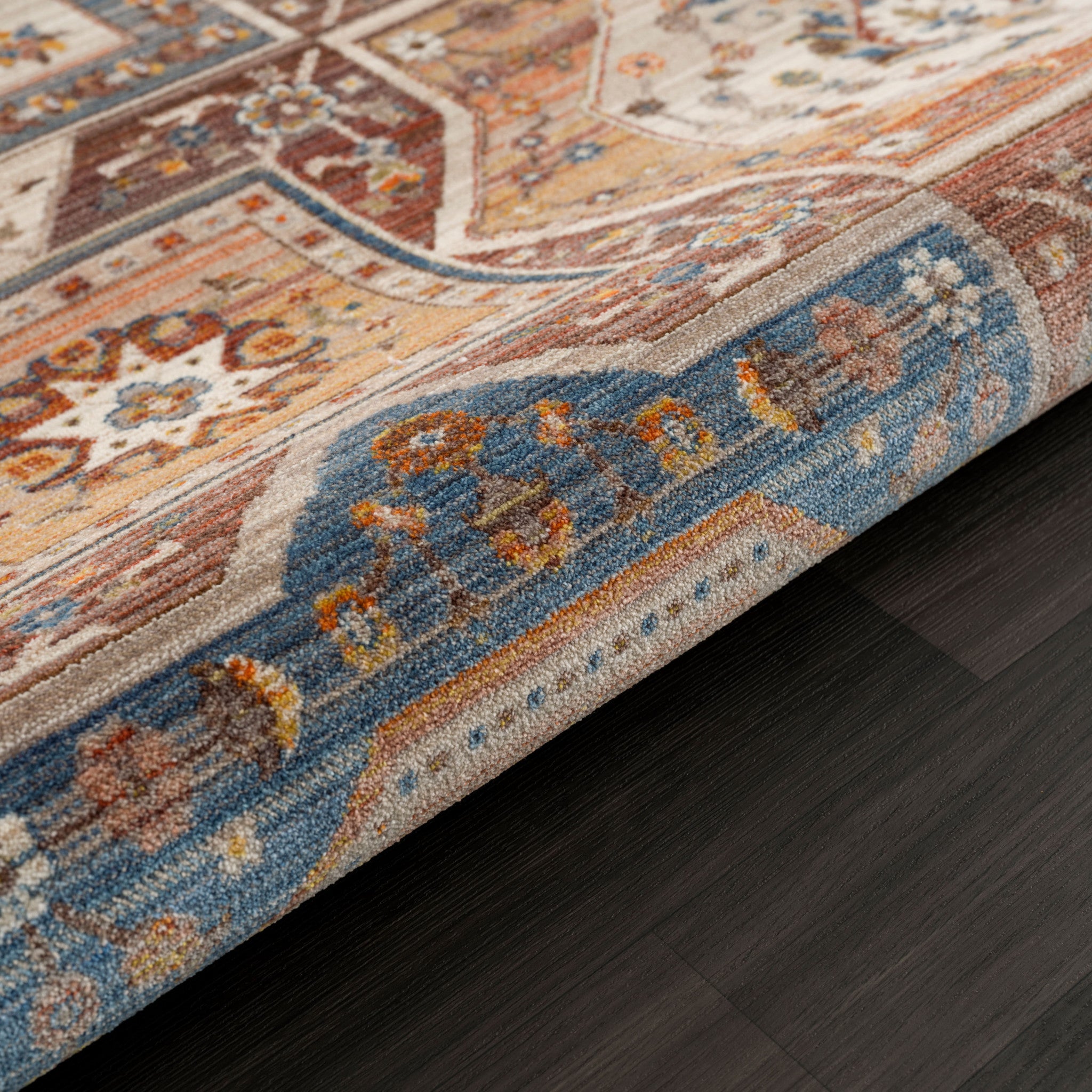 High - Quality Turkish Red Southwestern Area Rug for Stylish Home Décor