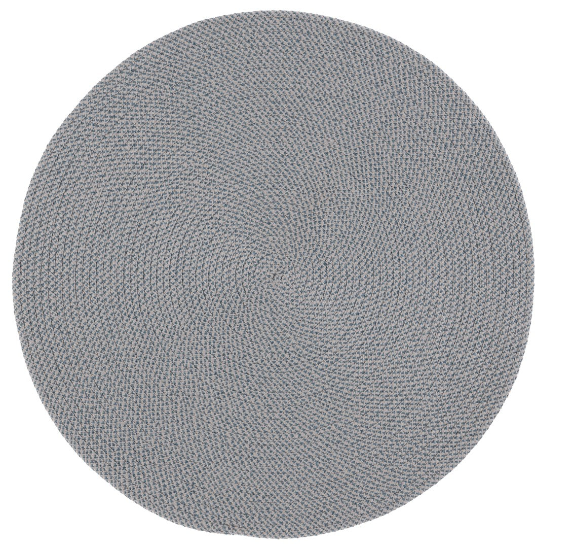 Stylish Contemporary Braided Hand-Woven Polypropylene Floor Rug Ideal for Modern Home Decor, Measuring 9 ft