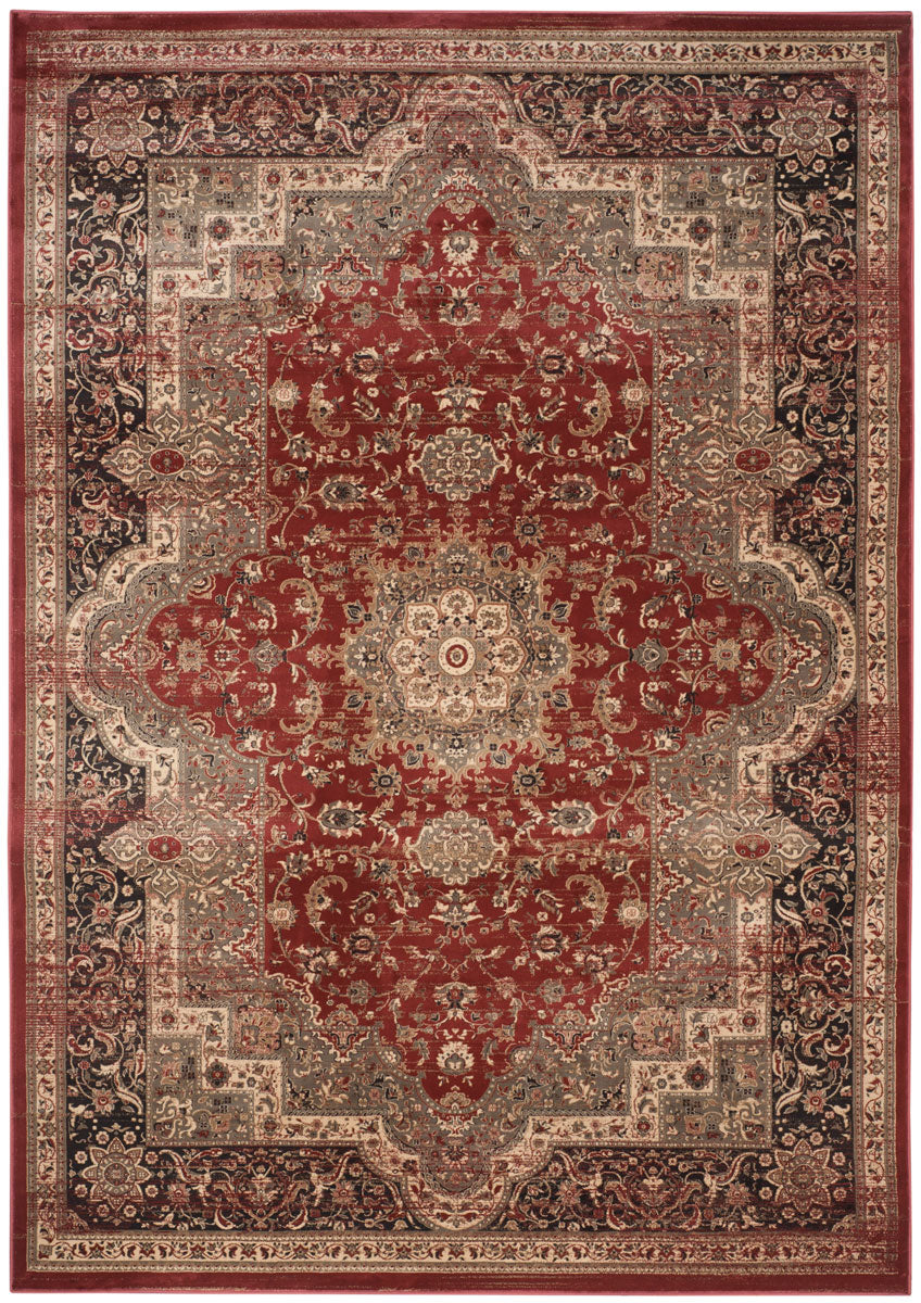 Elegant Vintage VTG574 Power - Loomed Polypropylene Rug for Classic Home Decor