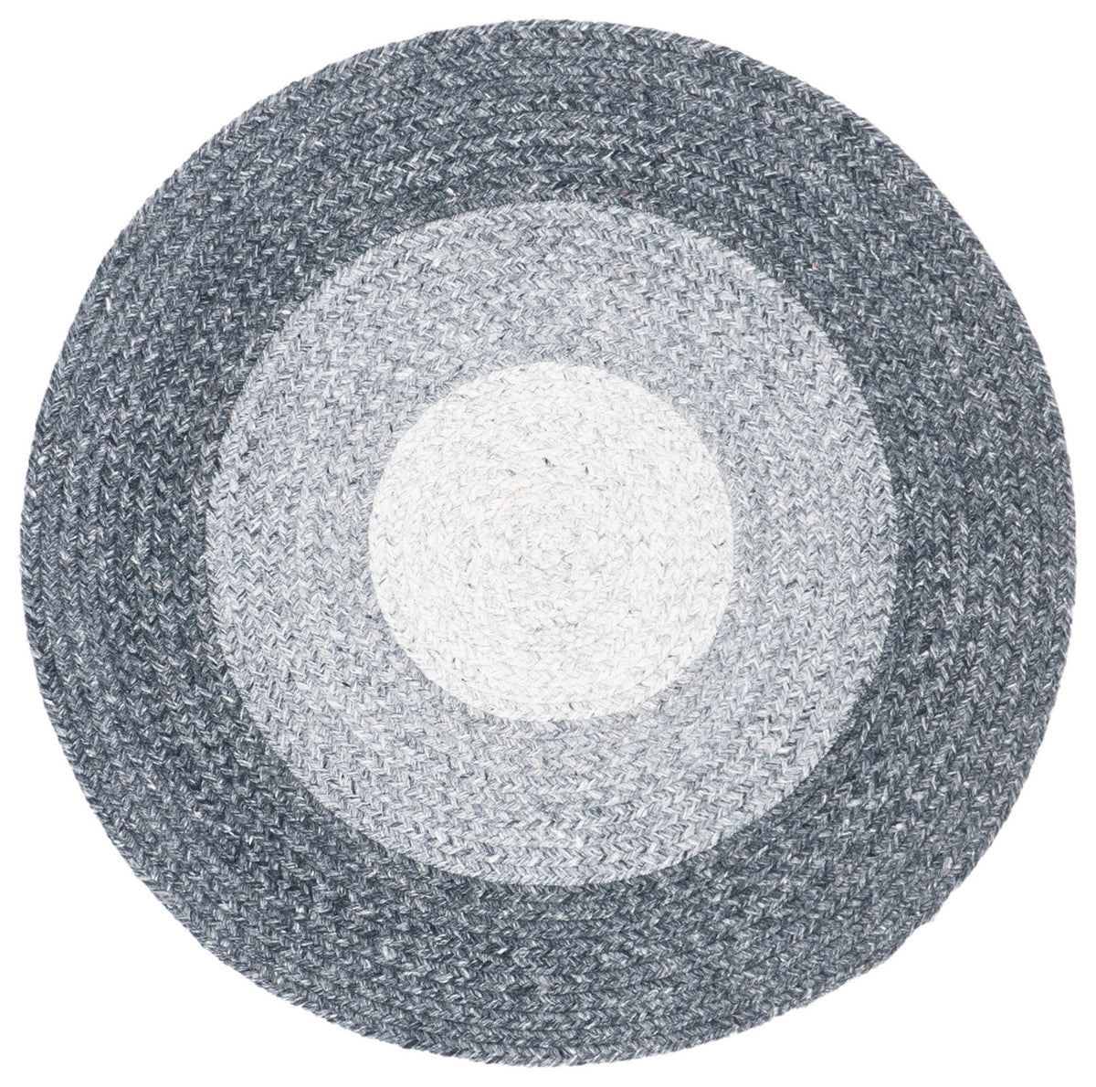Exquisite Hand-Braided and Woven Round Area Rug - A Sumptuous 100% Polyester Creation from India, Ideal for Every Space