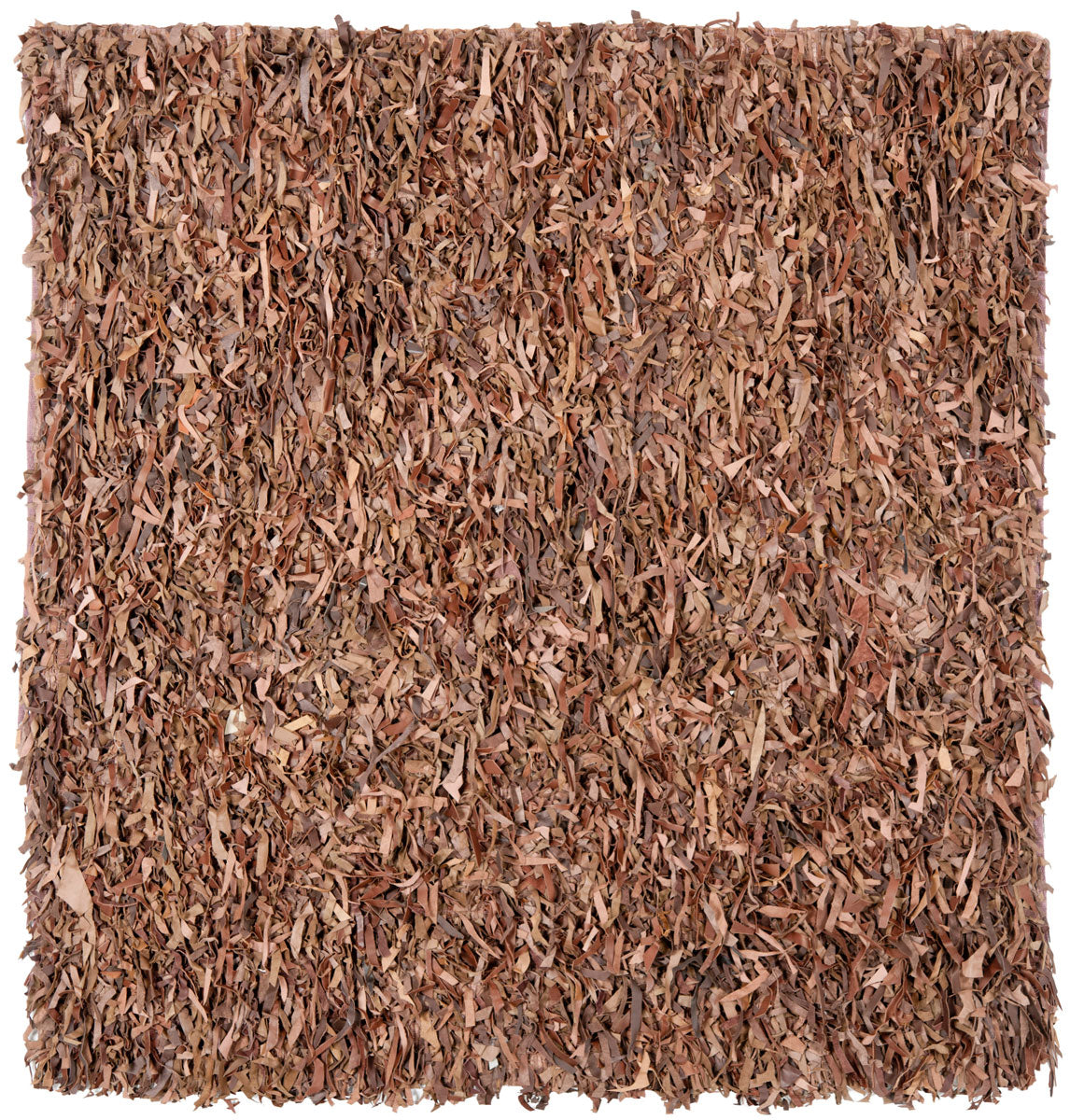 Safavieh's Hand-Knotted Leather Shag Rug for a Modern Home's Luxurious Look