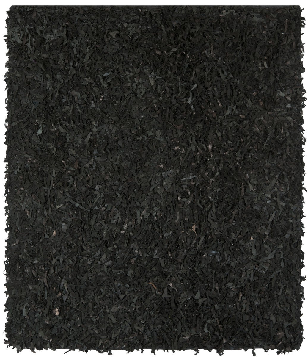 Safavieh's Hand-Knotted Leather Shag Rug for a Modern Home's Luxurious Look