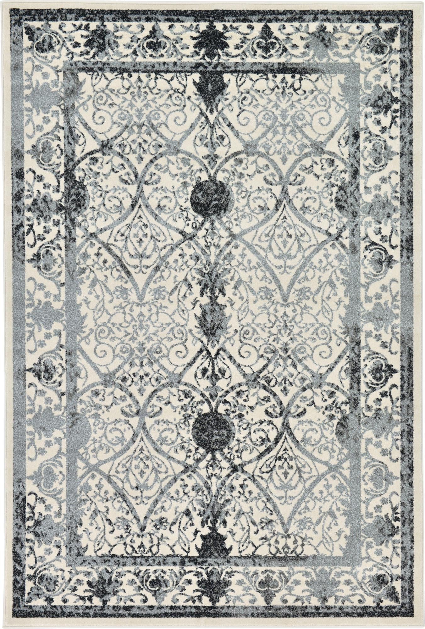 La Jolla Durable Floral Area Rug - Ideal for Any Home Decor