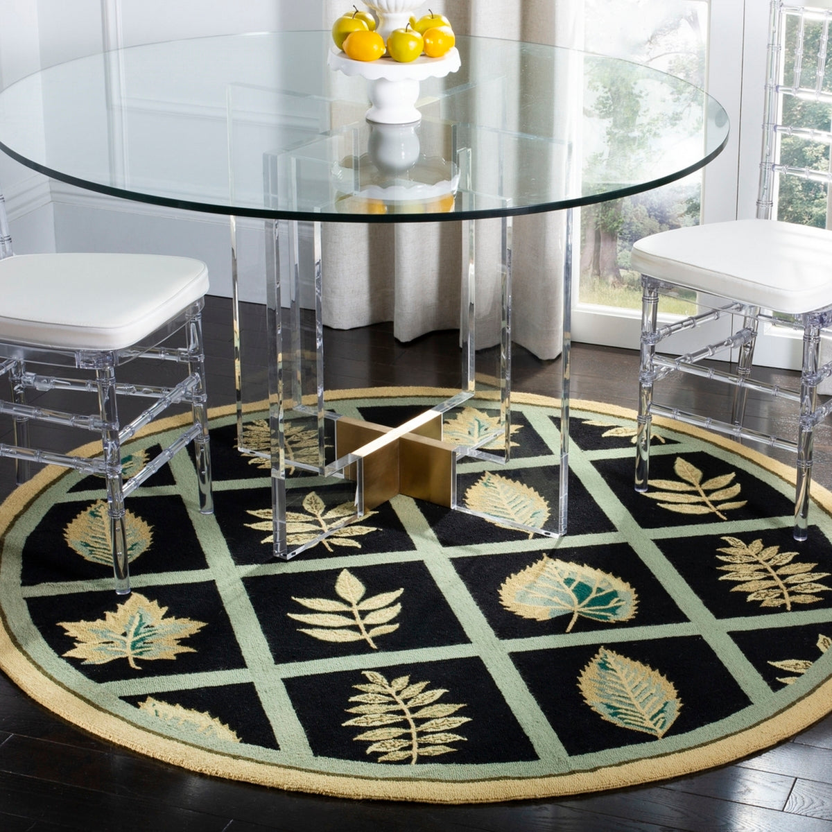 Exquisite Hand-Hooked Wool Pile Area Rug with Elegant Rectangle Design for Enduring Home Decor and Supreme Comfort