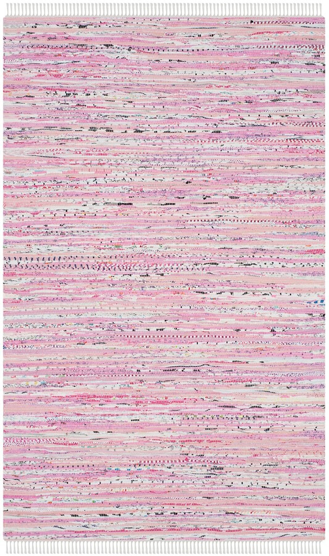 Exquisite Hand - Woven Indian Cotton Rag Rug: Adds Warmth to Any Home Space