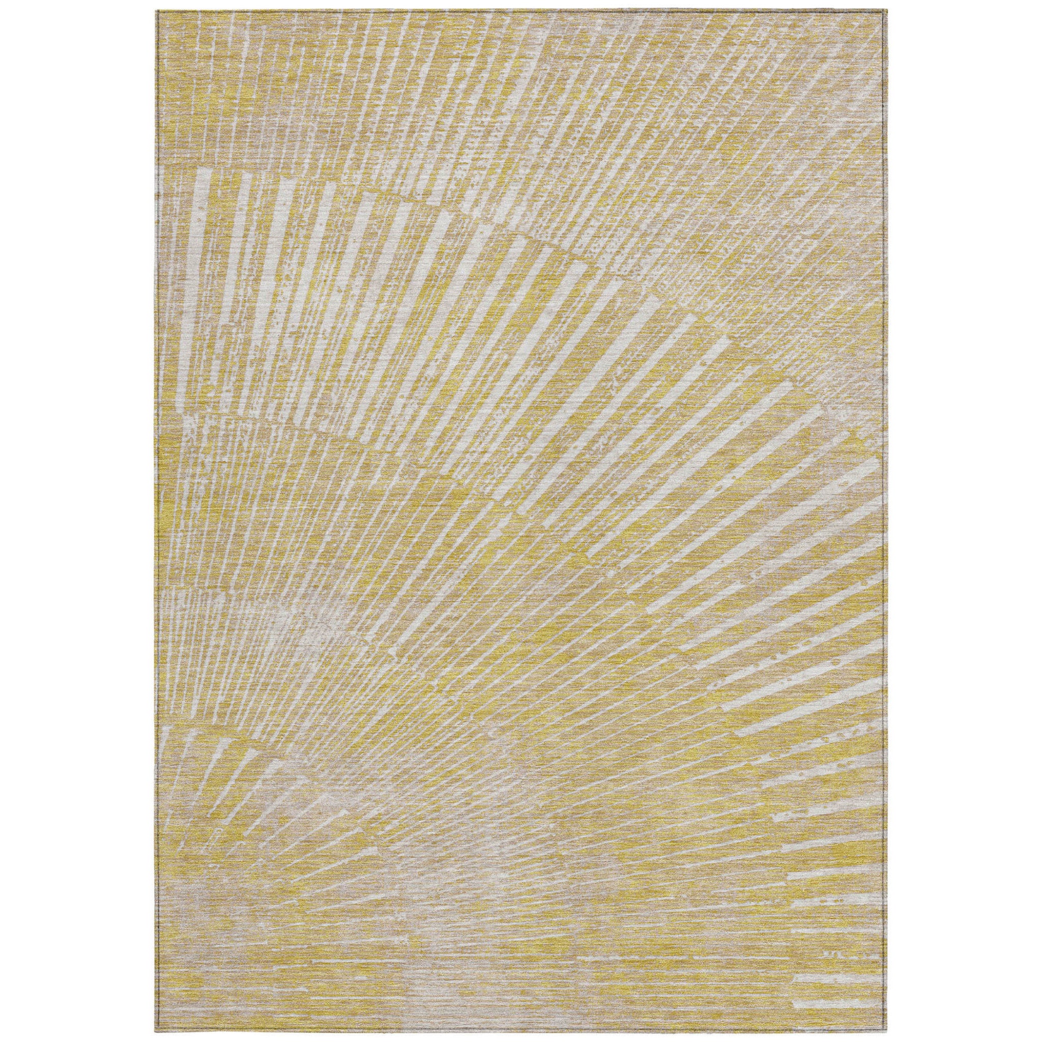 Stylish and Contemporary Abstract Washable Non-Skid and Stain-Resistant Runner Rug Ideal for Both Indoor and Outdoor Spaces