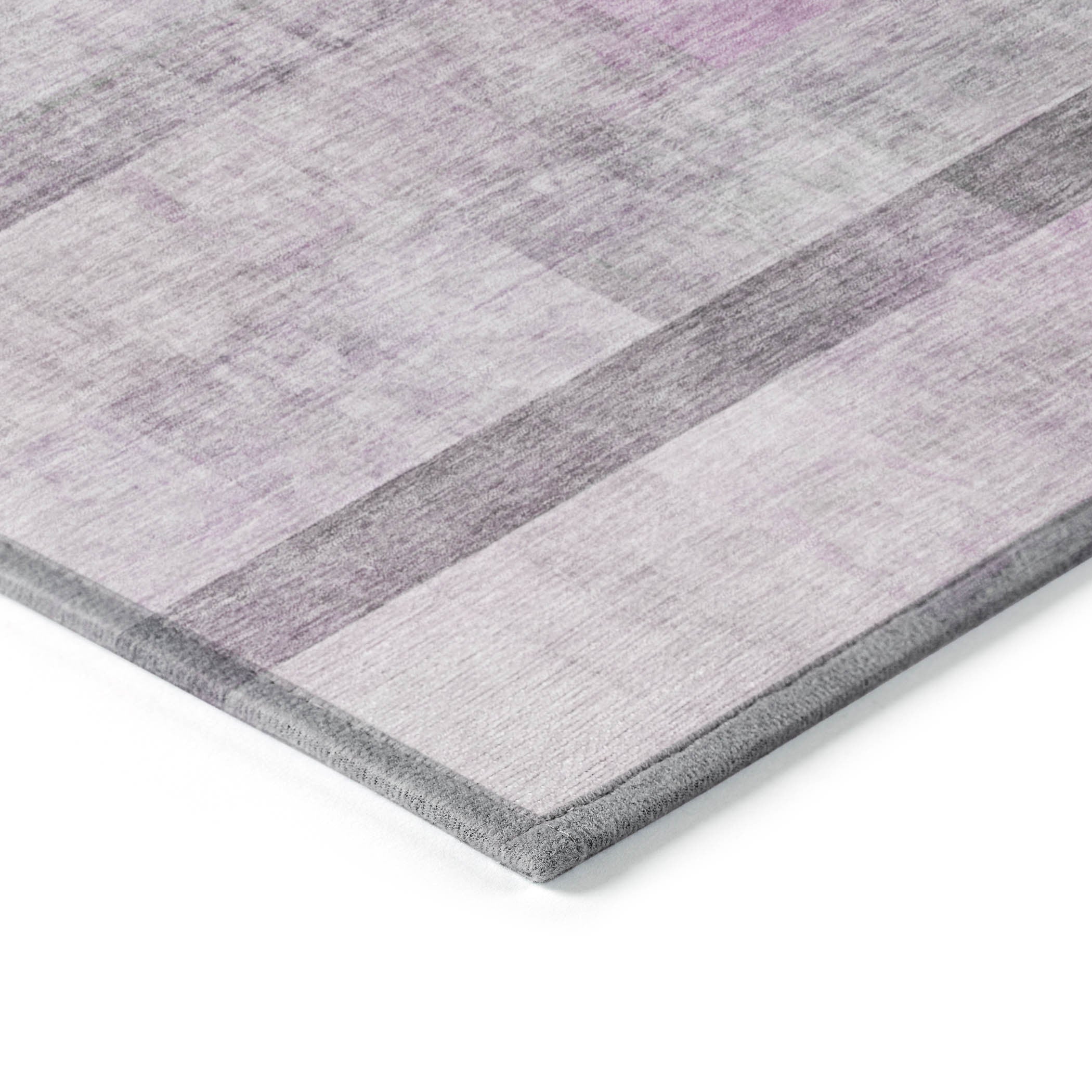 8-Foot Olive Green Ombre Stain-Resistant Indoor-Outdoor Runner Rug for Kids & Pets