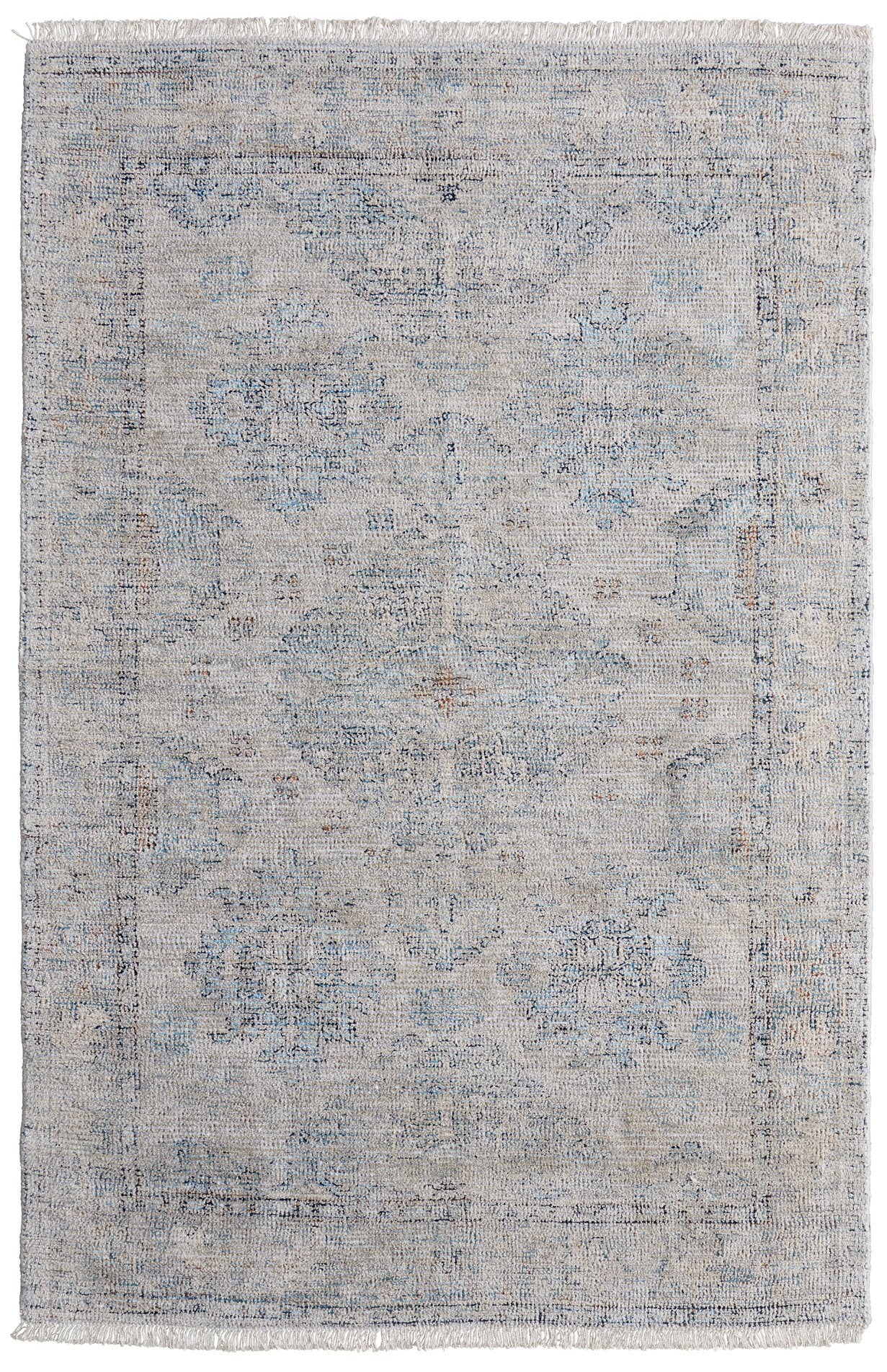 Caldwell Handwoven Wool & Viscose Area Rug - Ideal for Bohemian & Eclectic Decor