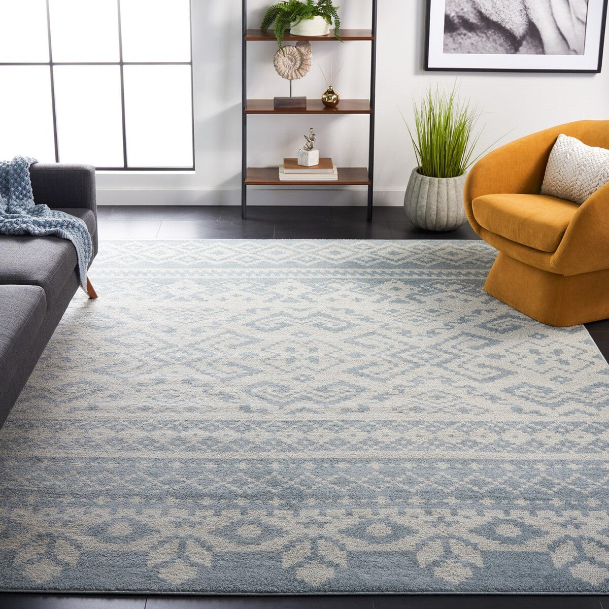 Stylish Adirondack Area Rug - Power Loomed with Jute & Polypropylene, 19MM Pile