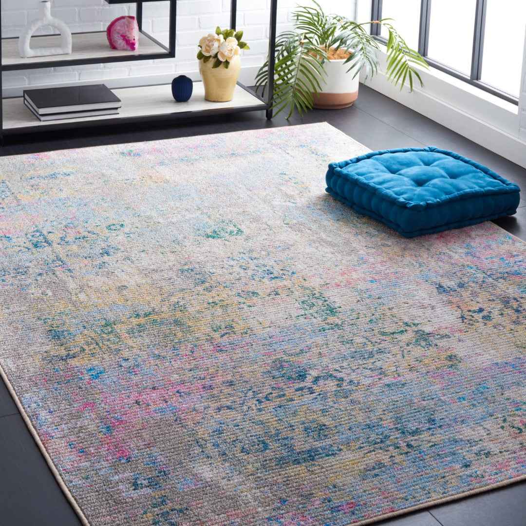 Luxurious Non-Slip Machine-Washable Sequoia Power Loomed Polyester Rug for Any Space