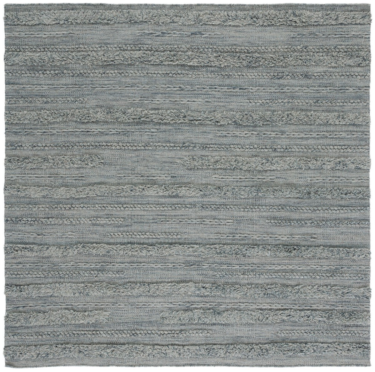 Artisan-Crafted Indian Hand Woven Rug: 85% Wool Blend for Elegant Spaces