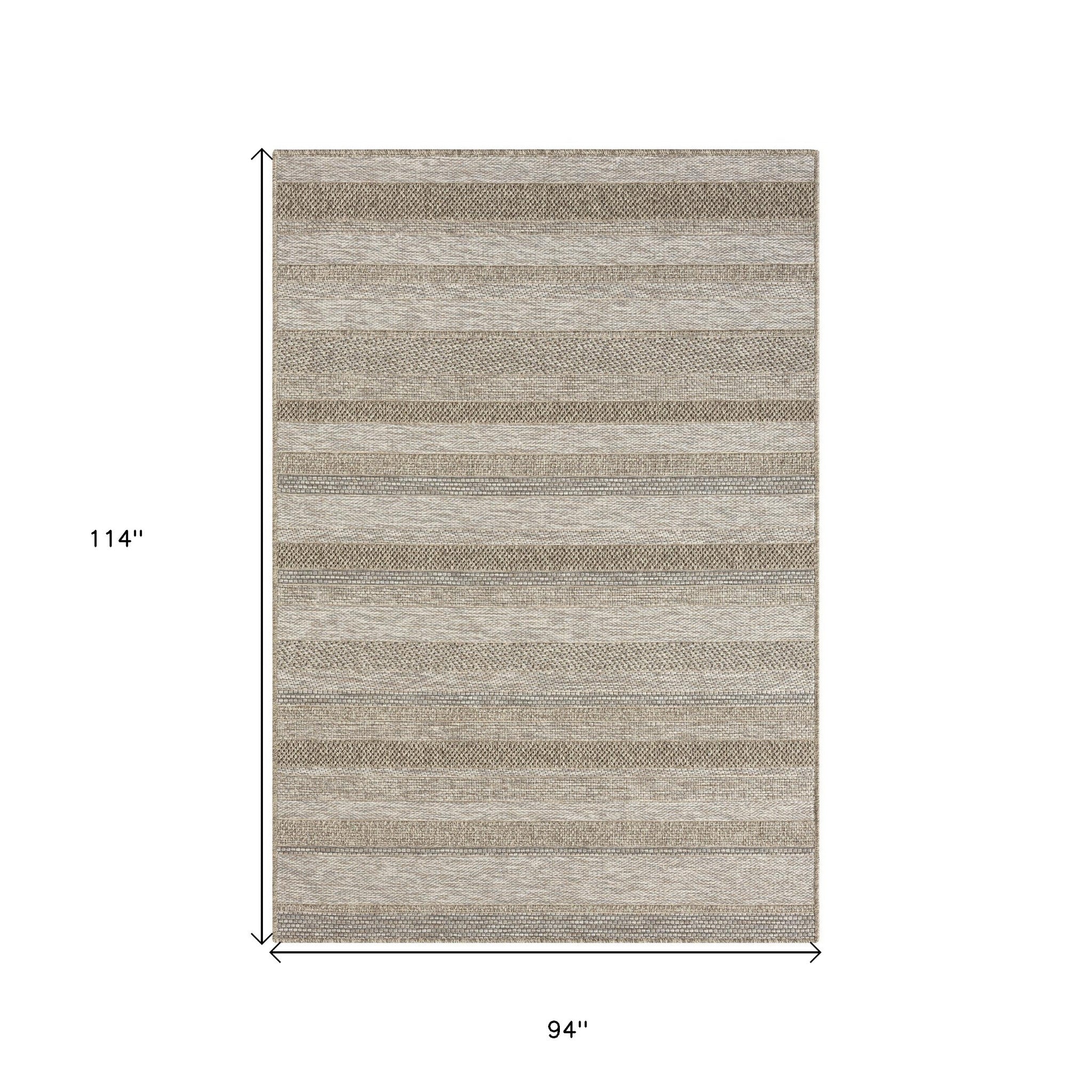 Elevate Your Indoor and Outdoor Spaces with a Gray Striped Handmade Area Rug for Stylish Comfort and Modern Design