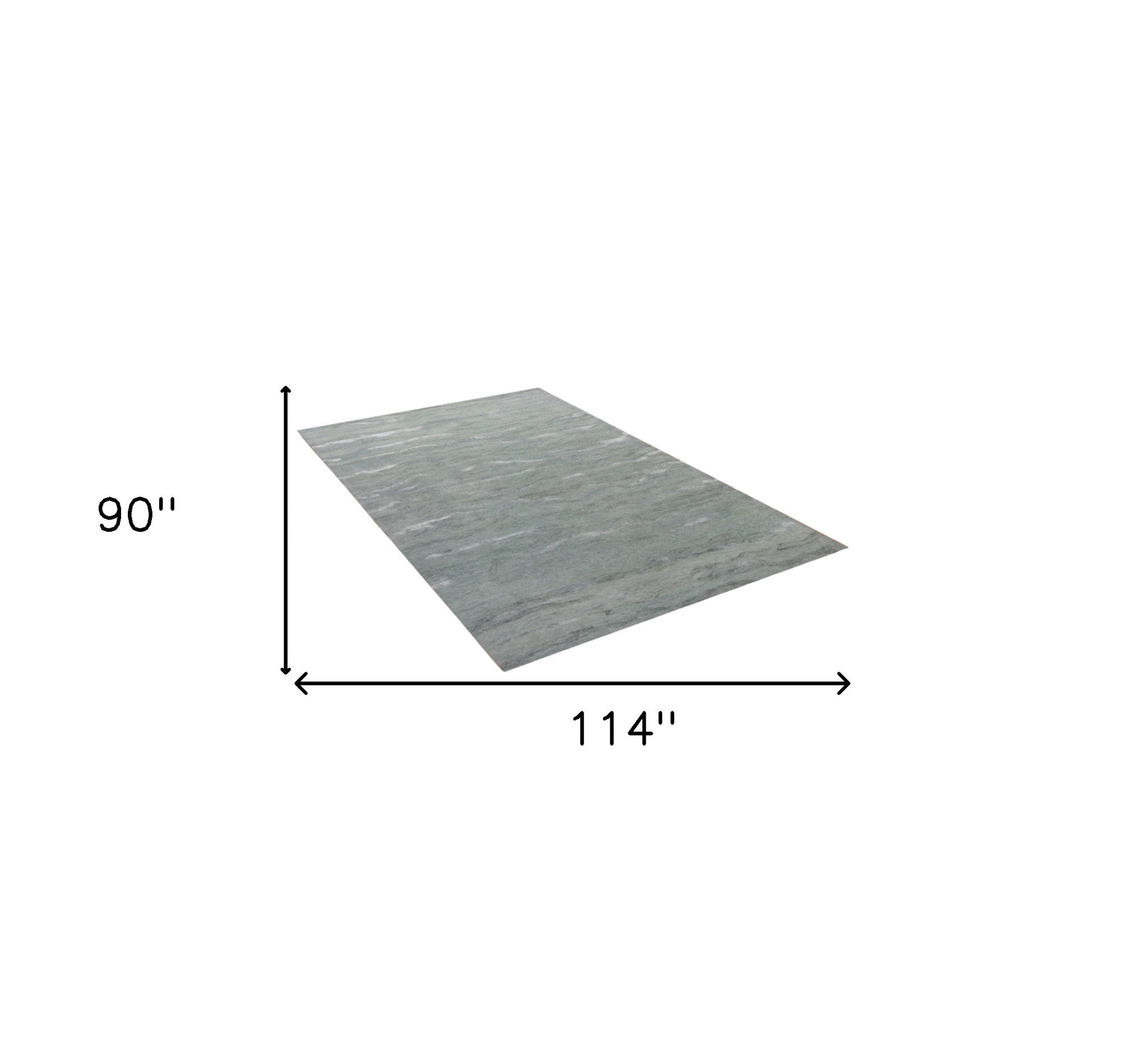 Indian-Made Hand-Tufted Wool Area Rug with Viscose Accents for a Calm Home