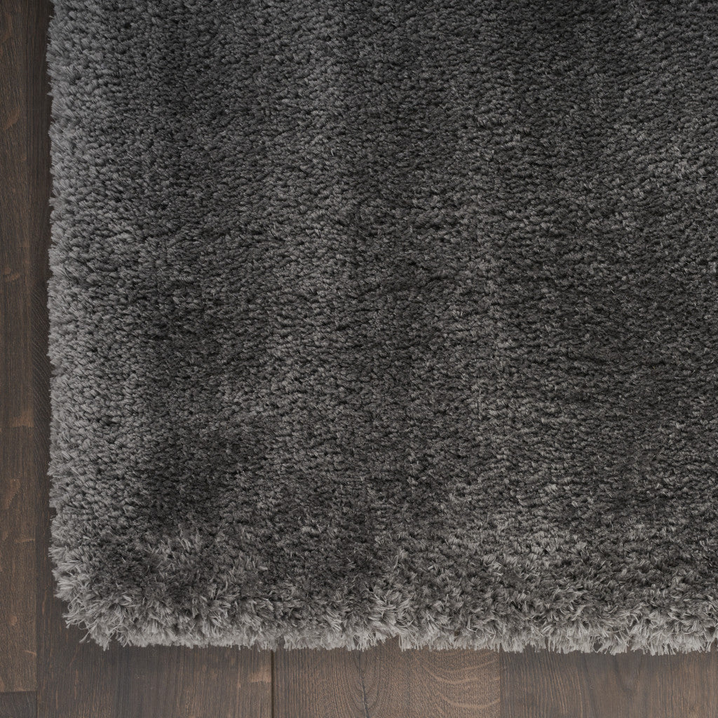 7' x 9' Soft, Stain-Resistant, Long-Lasting Gray Shag Area Rug - Ideal for Family Homes with Kids and Pets