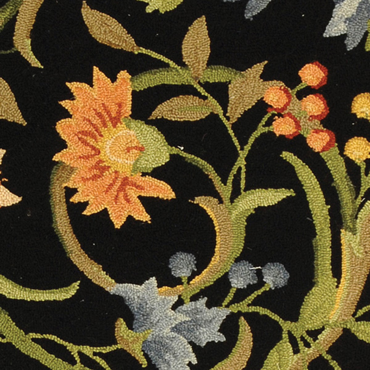 Exquisite Hand-Hooked Chelsea Rug - 100% Virgin Wool with Classic American & European Styles