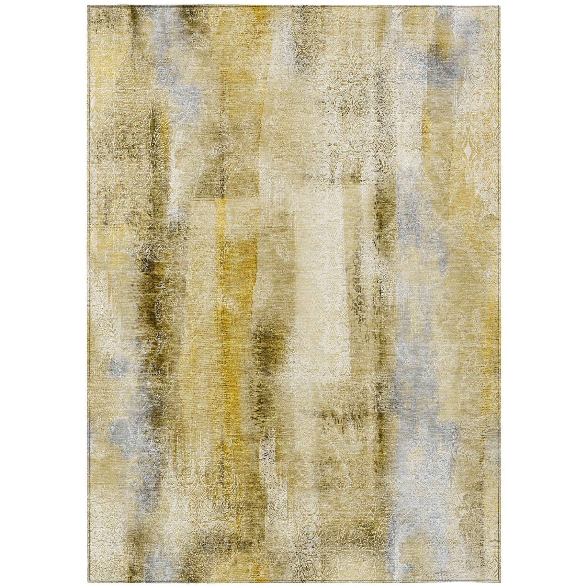 Stylish Washable, Stain-Resistant Non-Skid Purple Runner Rug for Indoor & Outdoor Use