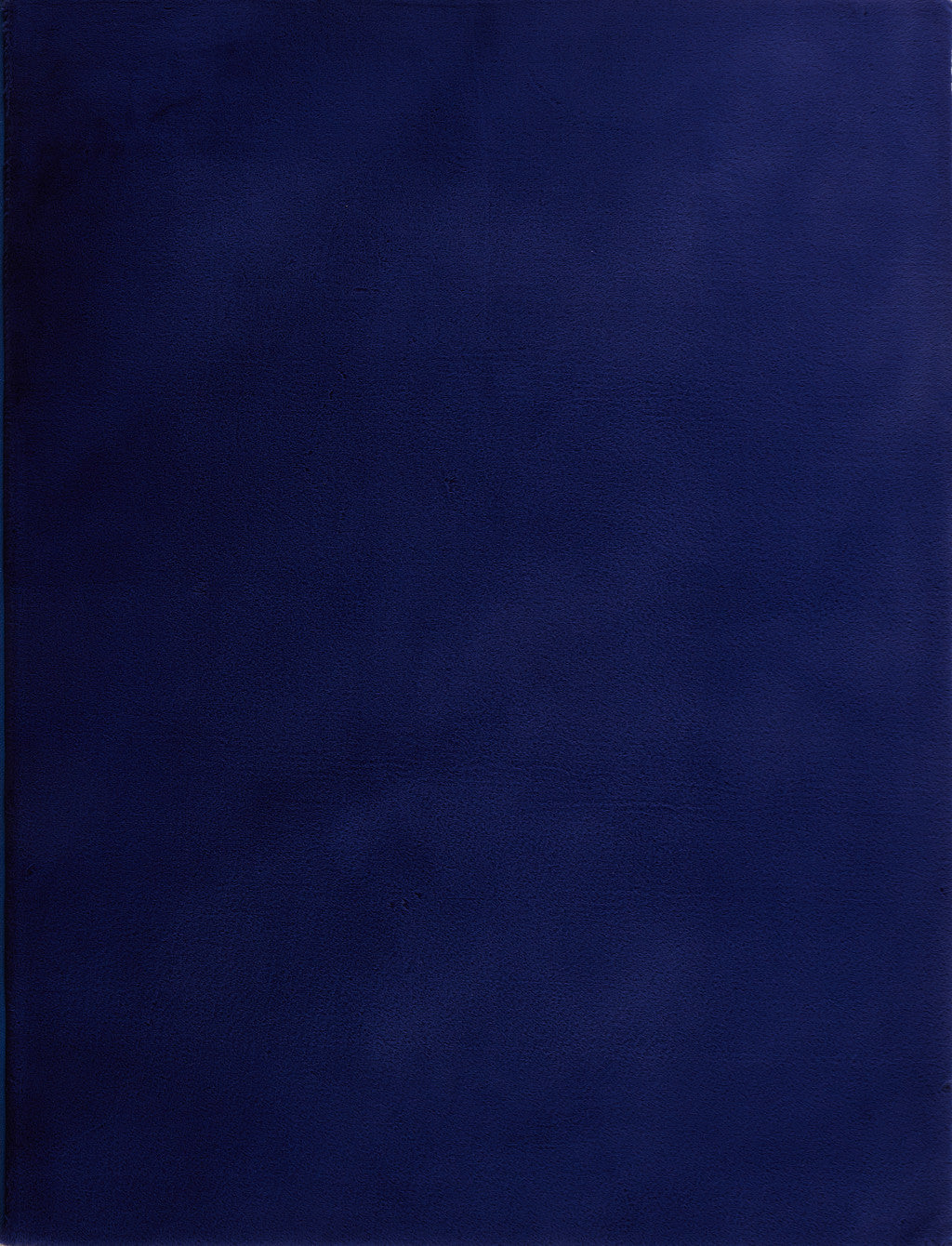 Soft & Non-Skid Luxury Navy Blue Faux Fur Shag Area Rug for Home Decor