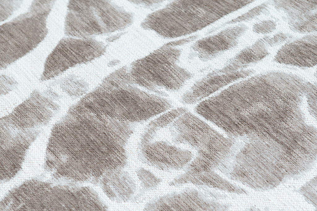 8' x 11' Modern Gray Abstract Non-Slip Area Rug for Versatile Decor