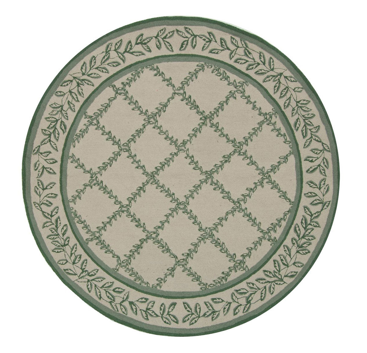 Luxurious Hand-Hooked Wool Pile Area Rug - Exquisite Artisan Craftsmanship for Sophisticated Home Decor