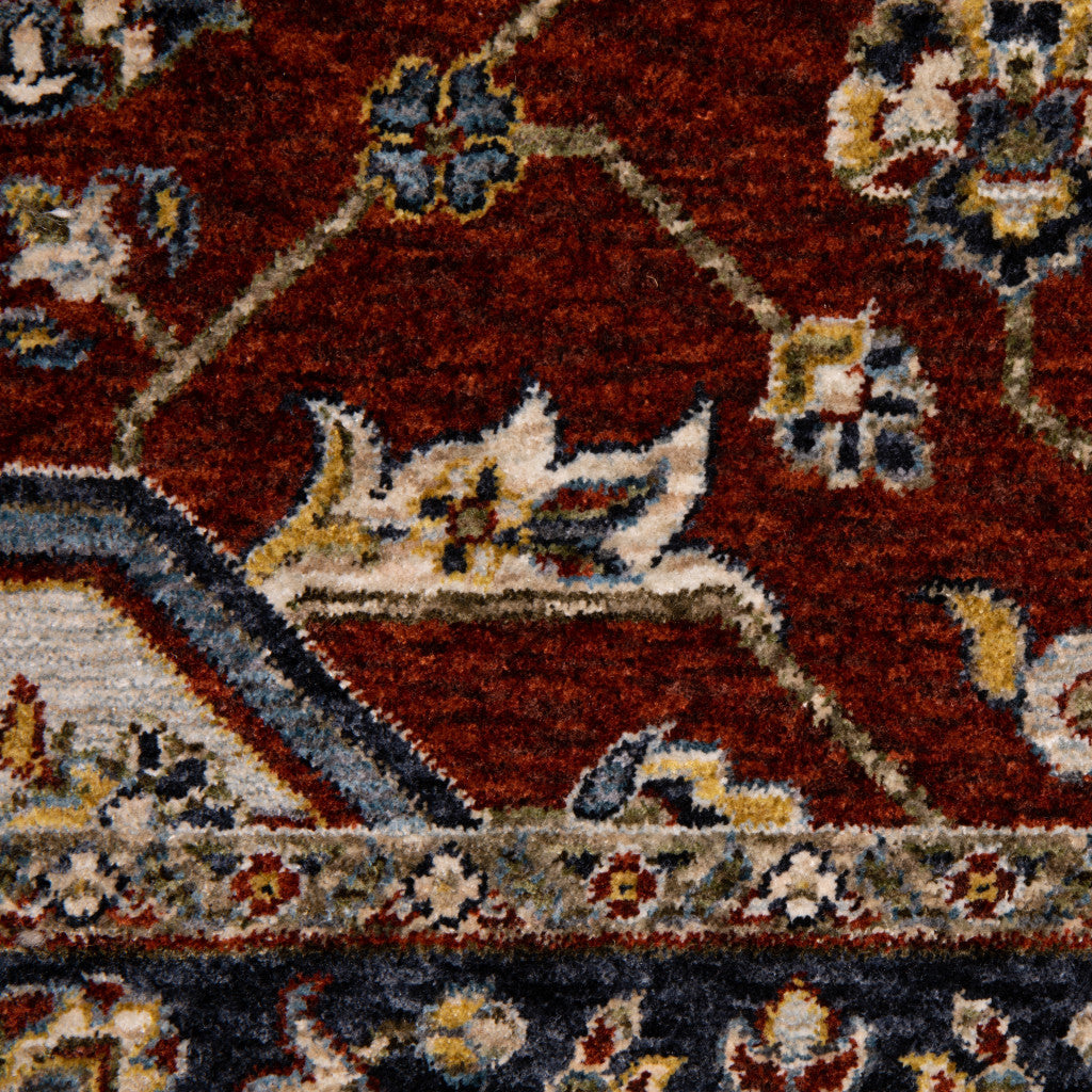 High - Quality Oriental Runner Area Rug with Stain - Resistant Feature, Artistic Design and Fringe for Elegant Space Enhancement