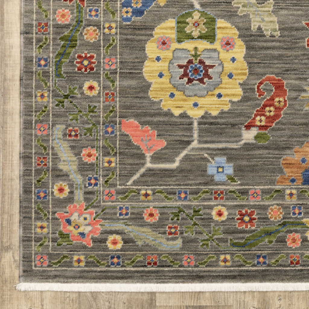 Stylish and Durable Stain-Resistant Oriental Fringed Area Rug for Any Room