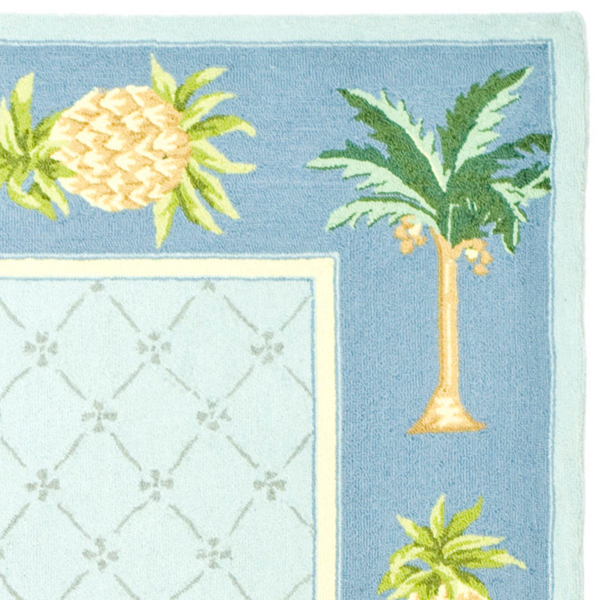 Luxurious Hand-Hooked Chelsea Rug in Timeless American & European Designs, 100% Pure Virgin Wool