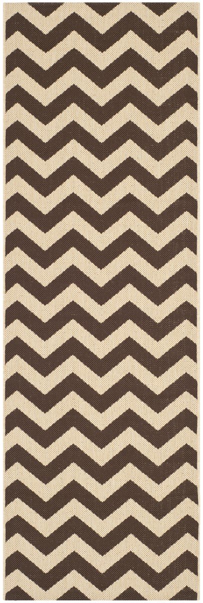 Stylish Weatherproof Outdoor Rug with Striking Chevron Design for Patios
