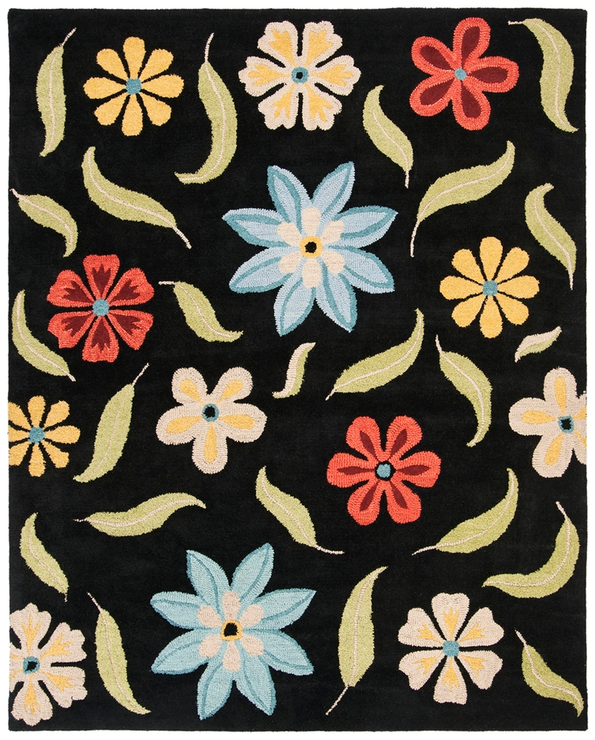 Vibrant Hand - Woven Wool Blossom Rug: A Stylish Upgrade for Your Home Decor
