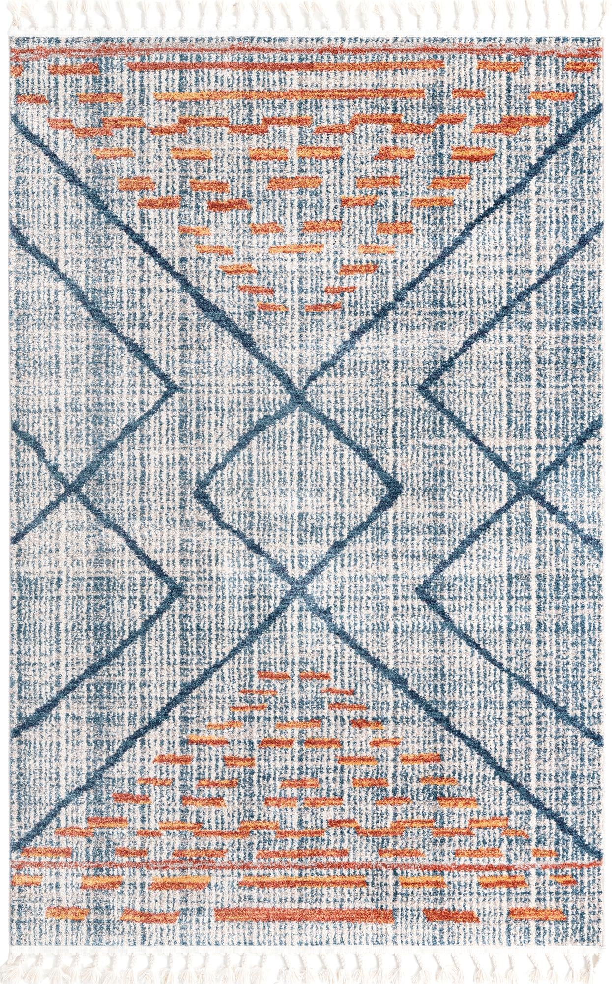 Aramis Tribal Area Rug - Featuring a Striking Geometric Design, Soft and Plush Polypropylene Pile, Easy Maintenance, and Durability for All Indoor Spaces