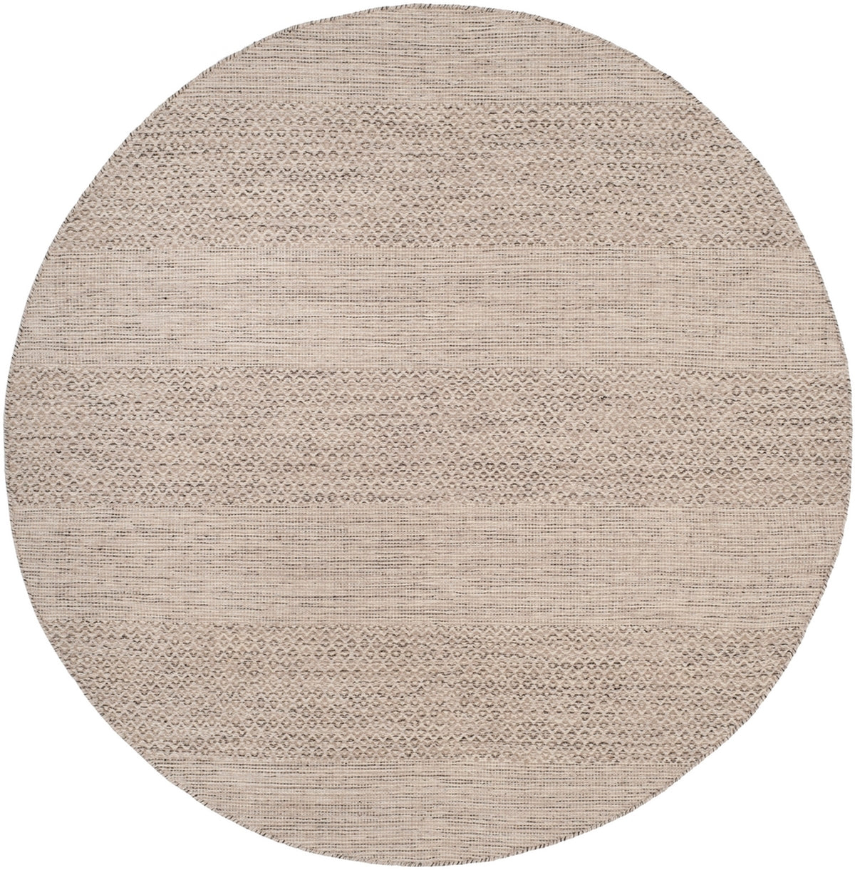 Hand-Woven Ikat Tie-Dye Cotton Rug - Casual Design for Coastal & Contemporary Homes