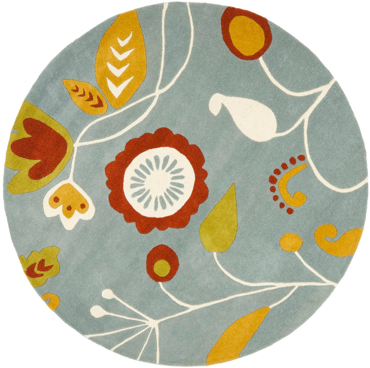 Stylish Hand-Tufted Wool & Viscose Rug with Elegant Transitional Design for Modern and Traditional Spaces