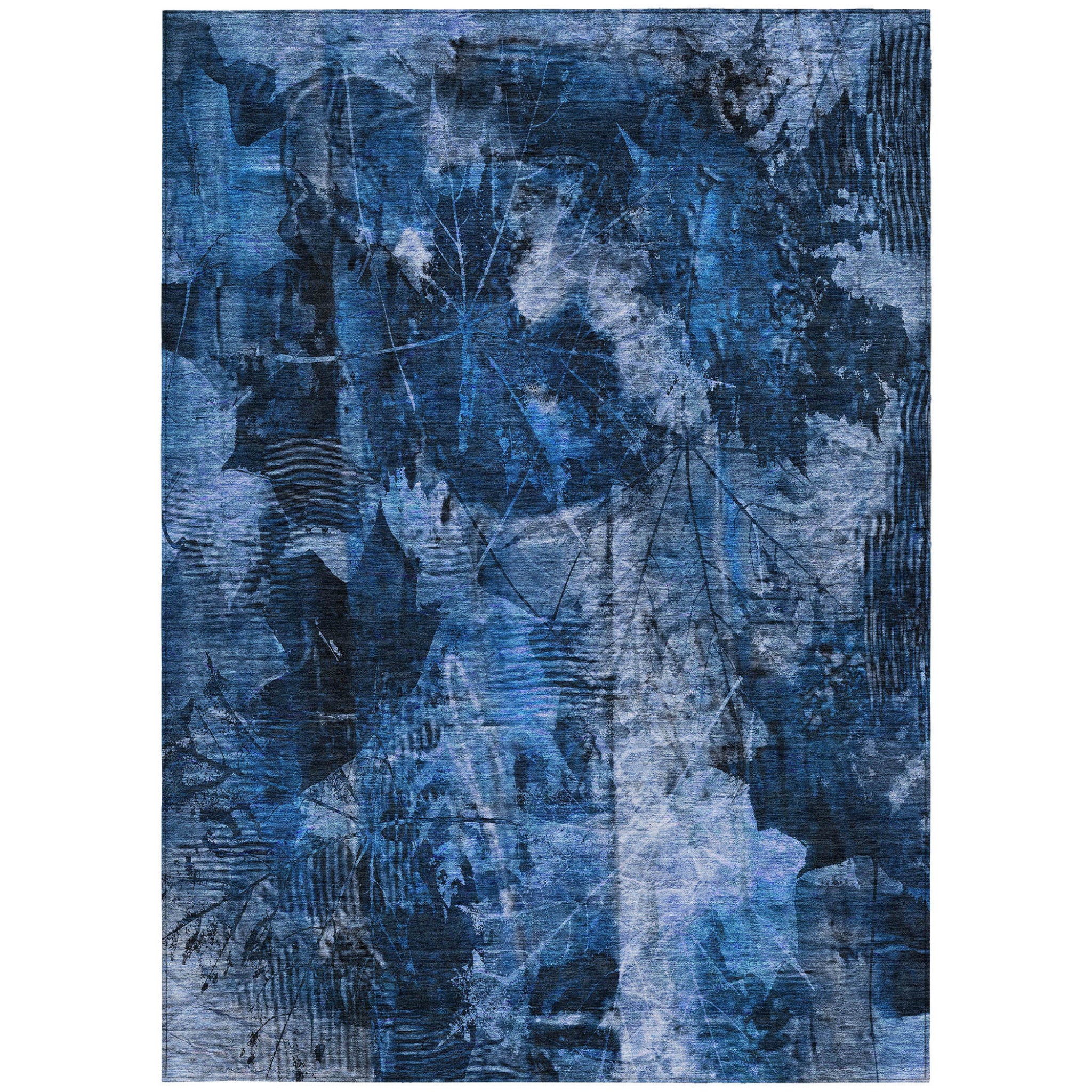 Elegant and Stylish Outdoor and Indoor Floral Non-Slip Washable and Stain-Resistant Runner Rug for Any Living Space