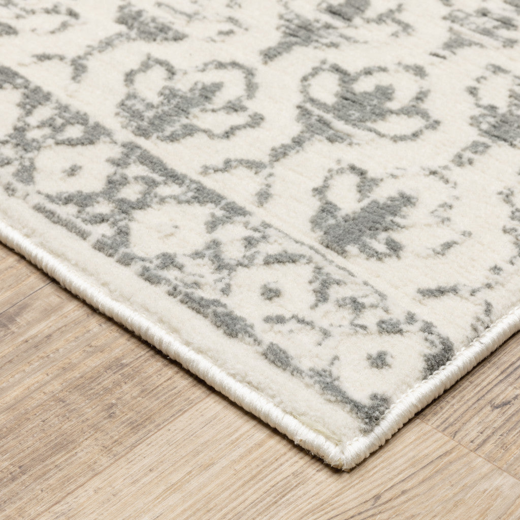 Soft Hand, Vintage-Style Oversize Medallion Area Rug for Modern & Traditional Decor