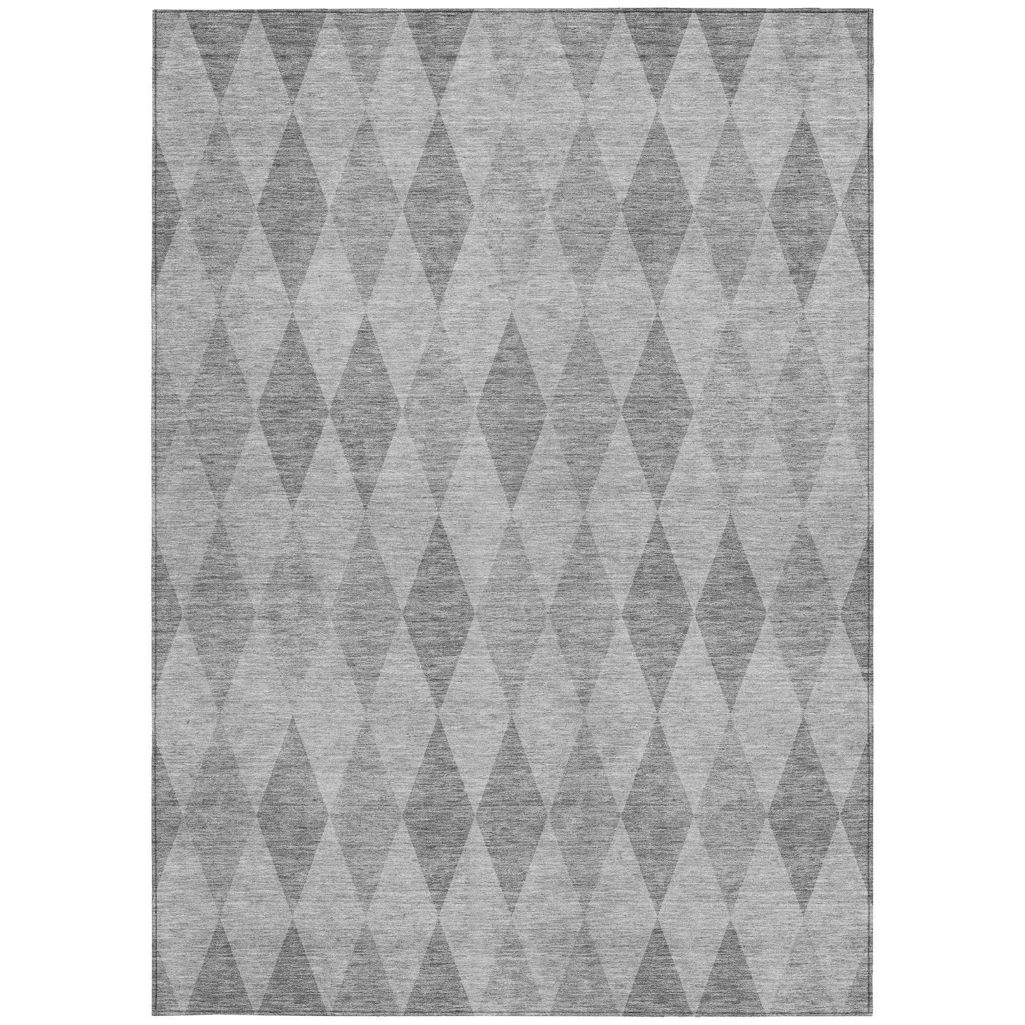 Washable, Stain-Resistant & Non-Skid Geometric Purple Outdoor Runner Rug for Your Space