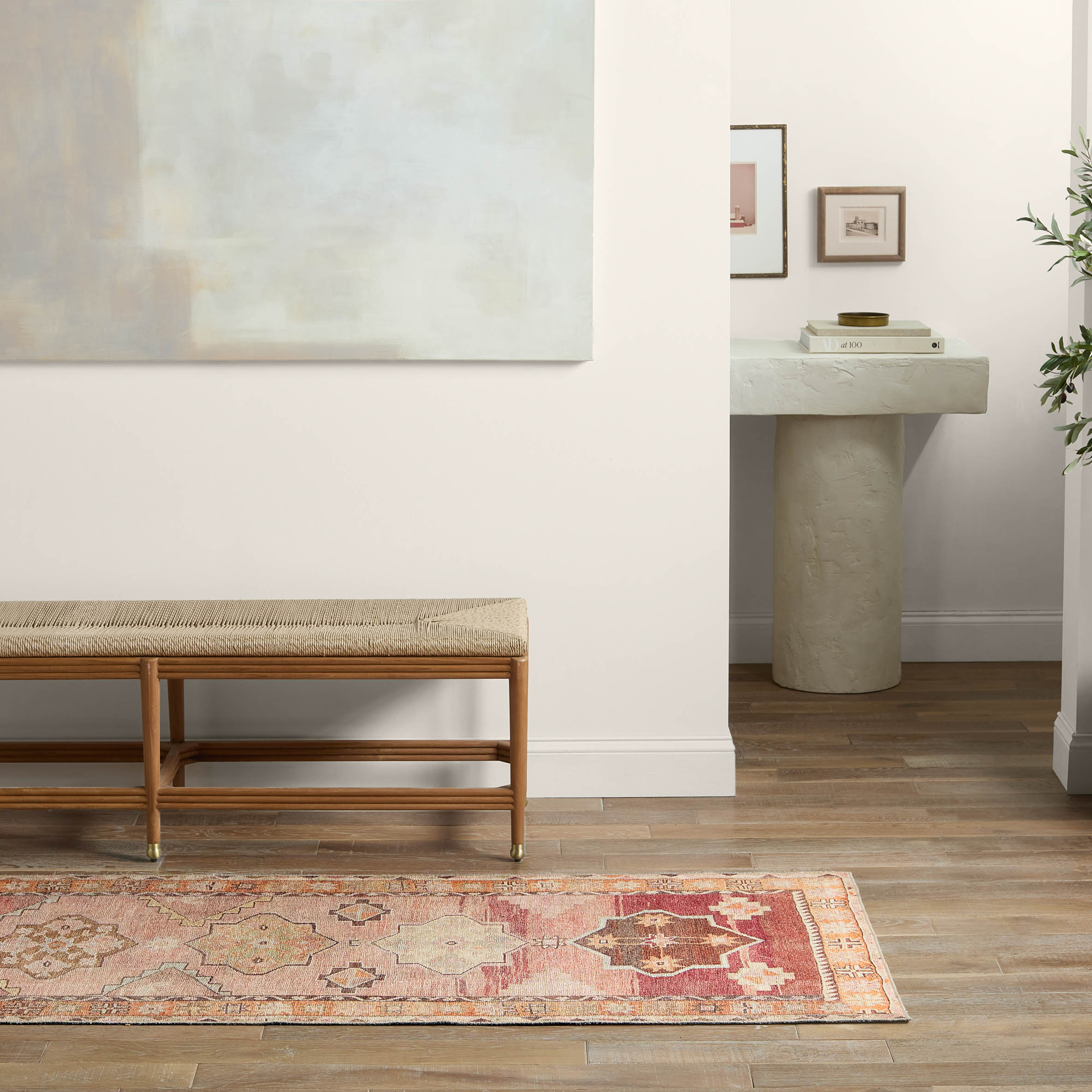 Canteena Jesse Powerloomed 100% Polyester Indoor Traditional Medallion Rug CAN05 RUG154718