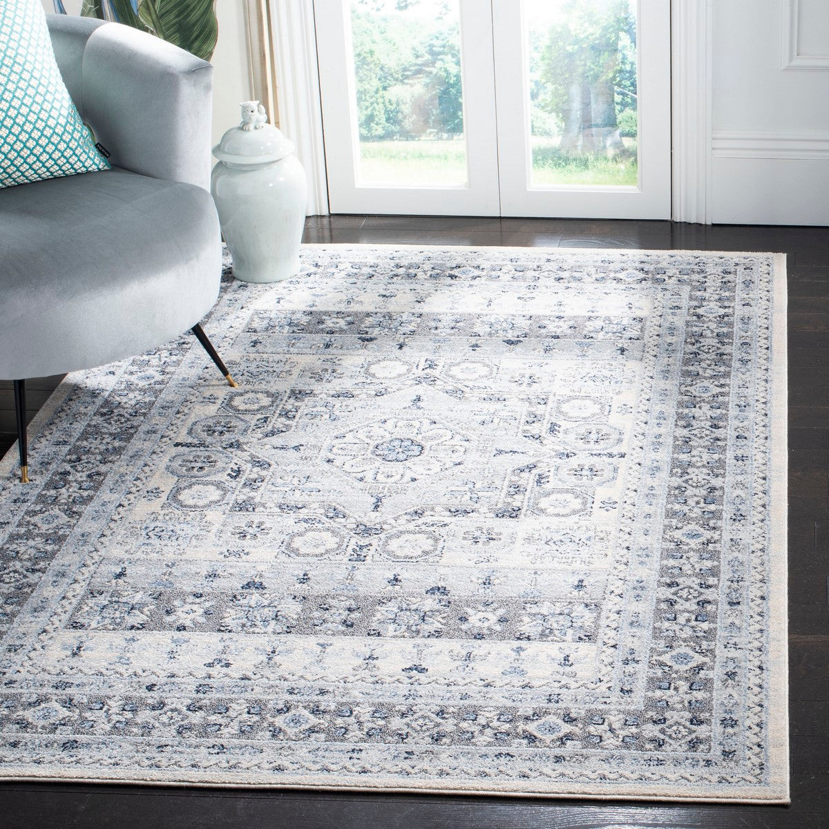 Harbor HBR149 Fashionable Power - Loomed Area Rug, Durable 100% Polypropylene, 10mm Pile