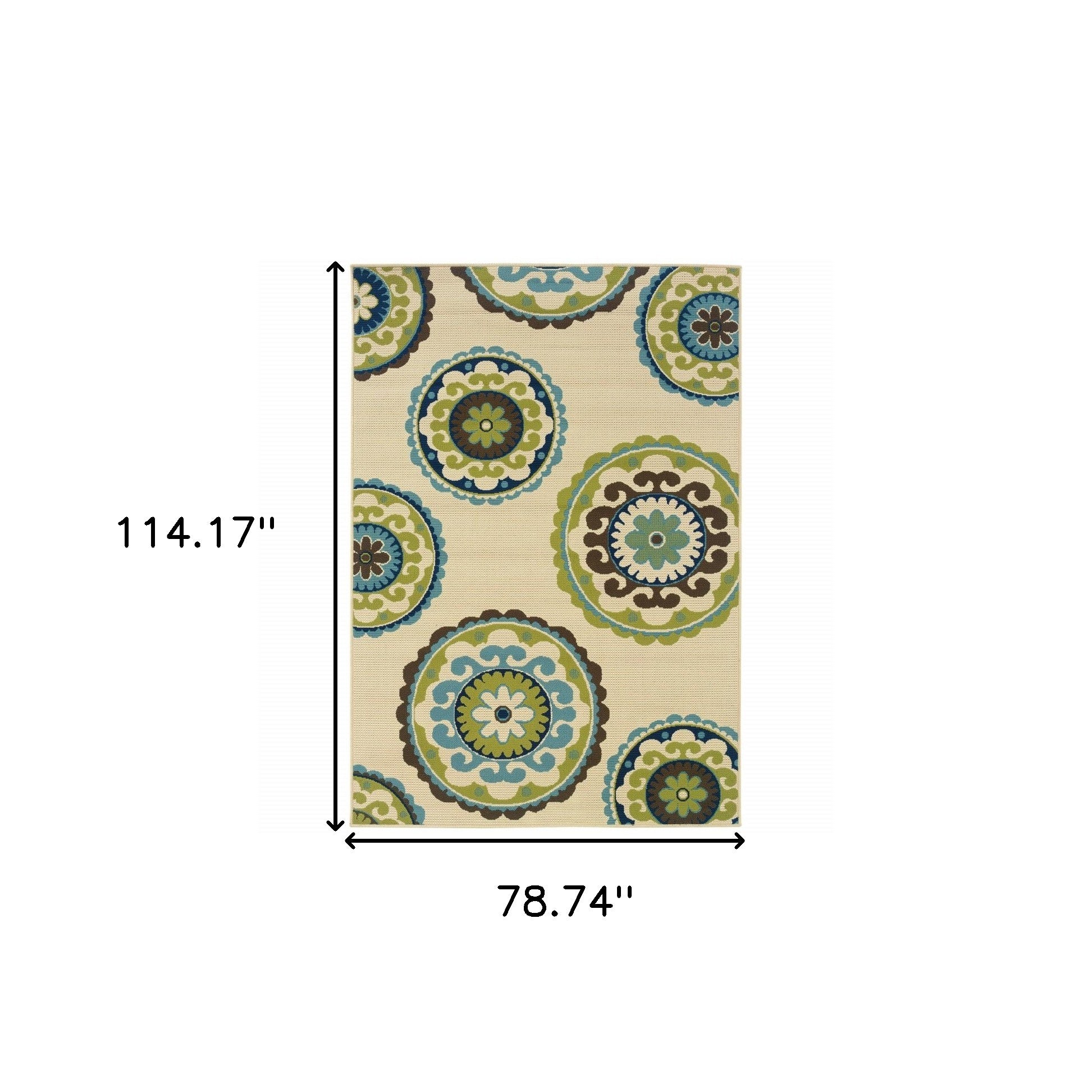 Exquisite Outdoor and Indoor Area Rugs with Elegant Floral Design to Enhance Your Space with Style and Sophistication
