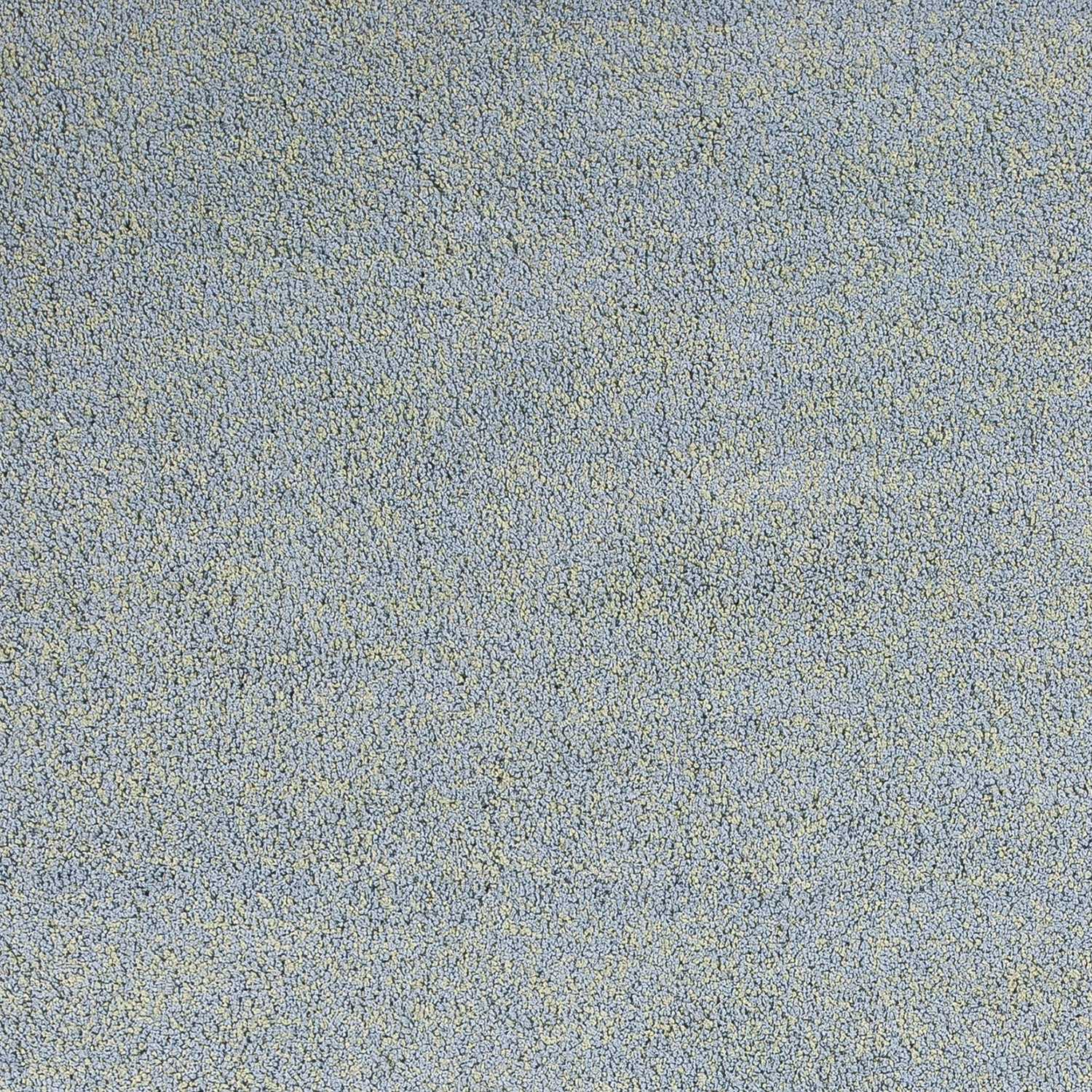 Hand-Woven Blue Heather Shag Area Rug with Cotton Backing for Modern Interiors