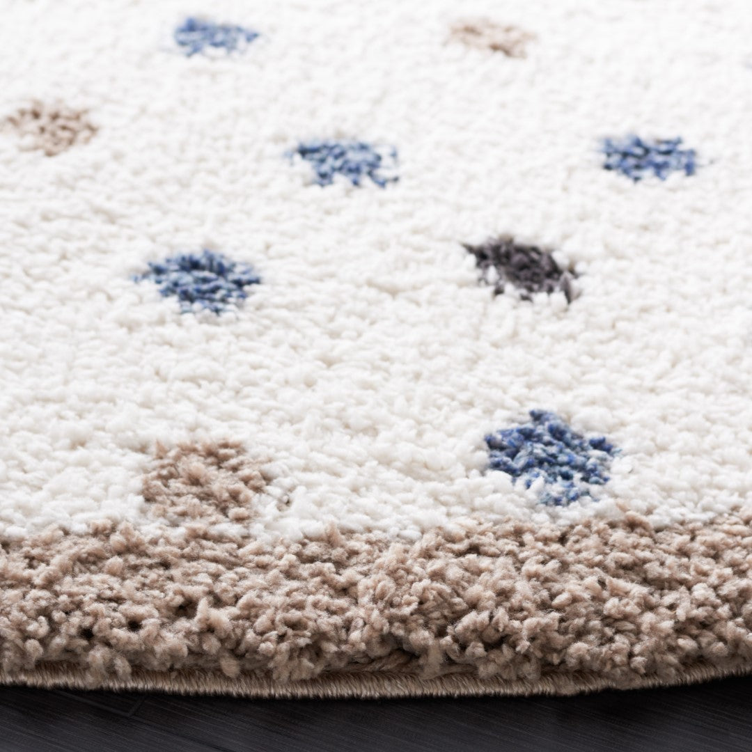 Luxurious Calico Shag and Flokati Style Power Loomed Area Rug for Creating Cozy and Stylish Living Spaces